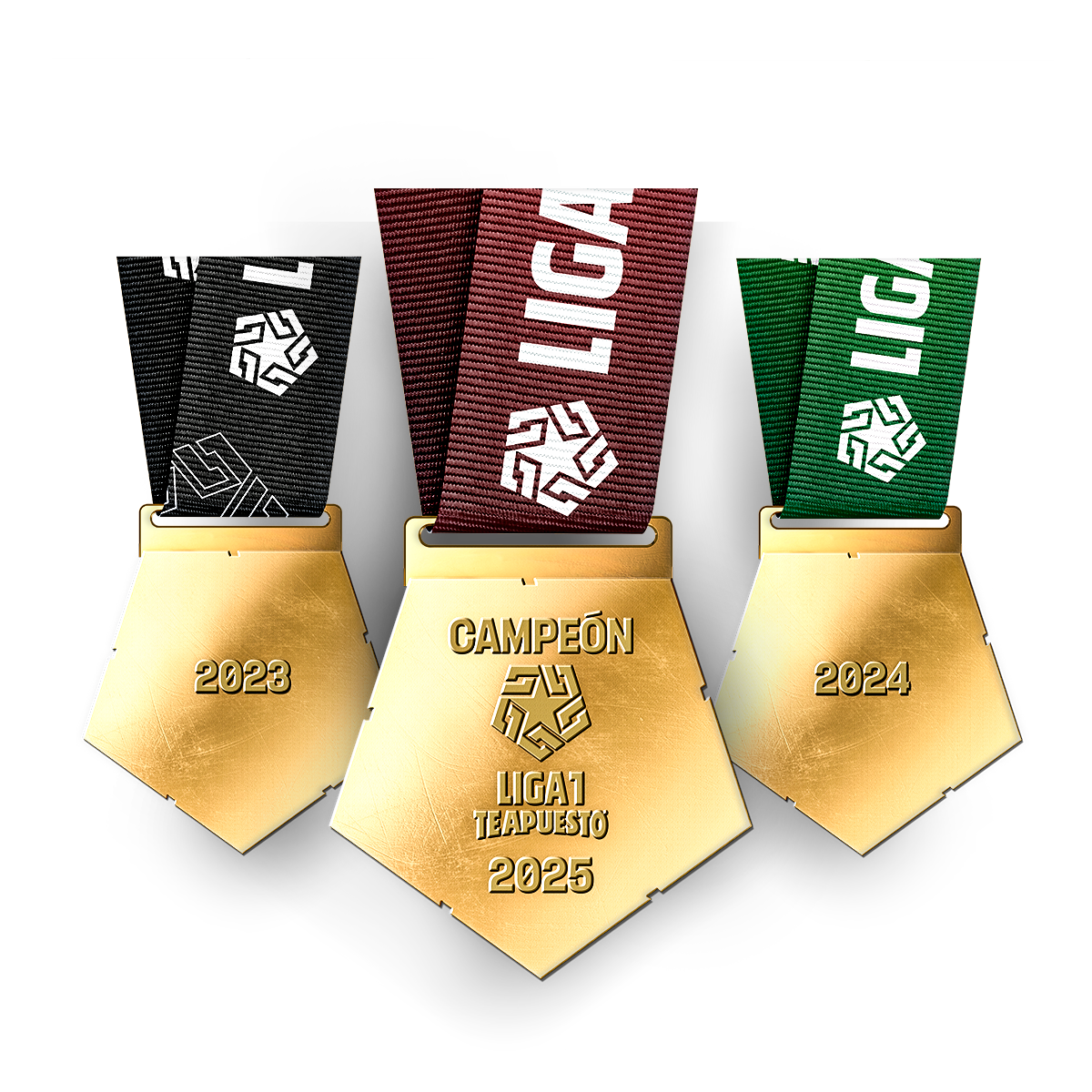 PACK DE LAS TRES MEDALLAS 2023 - 2024 - 2025 UNIVERSITARIO