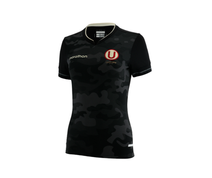 MARATH. CAMISETA NEGRA CAMUFLADA MUJER  2024