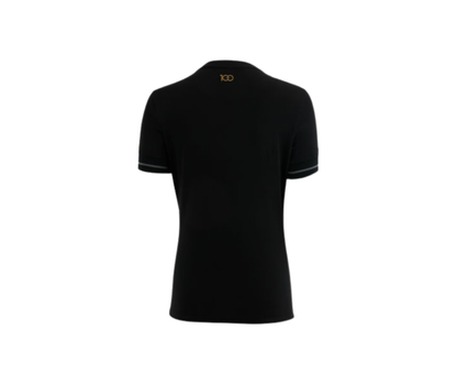 MARATH. CAMISETA NEGRA CAMUFLADA MUJER  2024