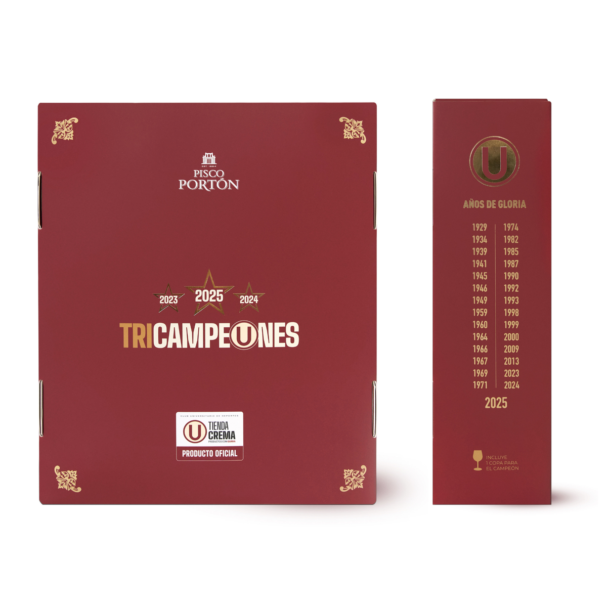 PISCO PORTÓN TRICAMPEONES - GRANATE