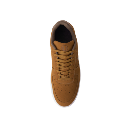 ZAPATILLA GARRA CREMA - MARRÓN