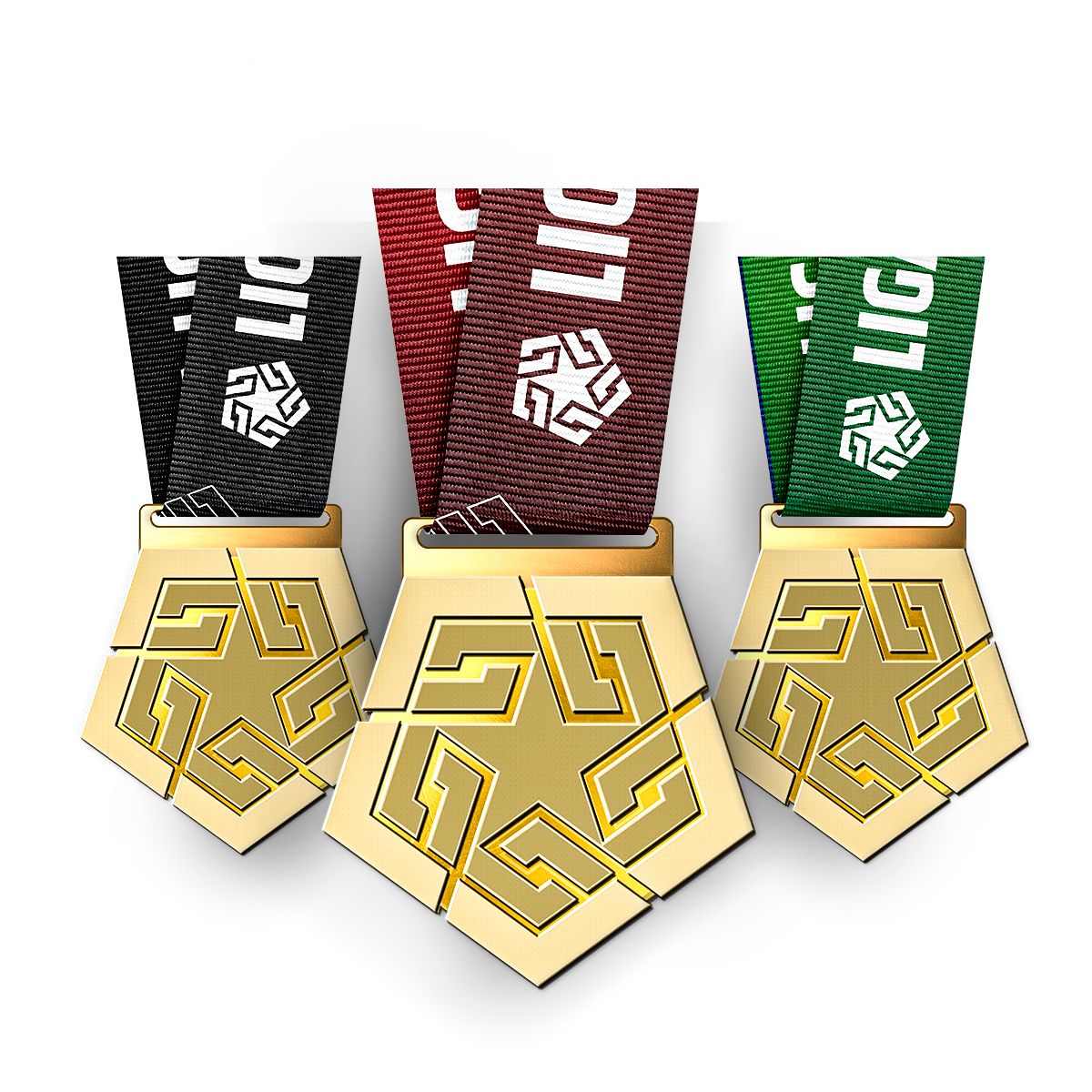 PACK DE LAS TRES MEDALLAS 2023 - 2024 - 2025 UNIVERSITARIO
