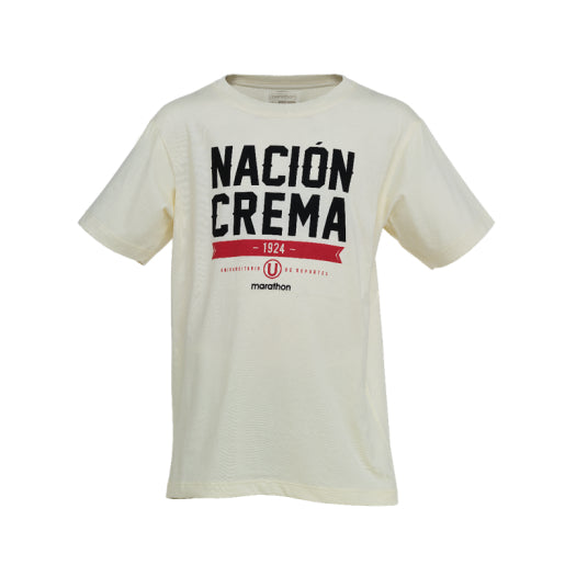 MARTH. POLO DE VESTIR NIÑO NACIÓN CREMA