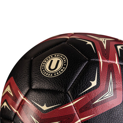 PELOTA UNIVERSITARIO FÚTBOL SHOWGOL – CUERO MATE NEGRO/GRANATE