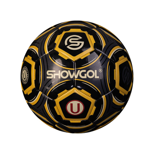 PELOTA UNIVERSITARIO FÚTBOL SHOWGOL – CUERO BRILLANTE NEGRO