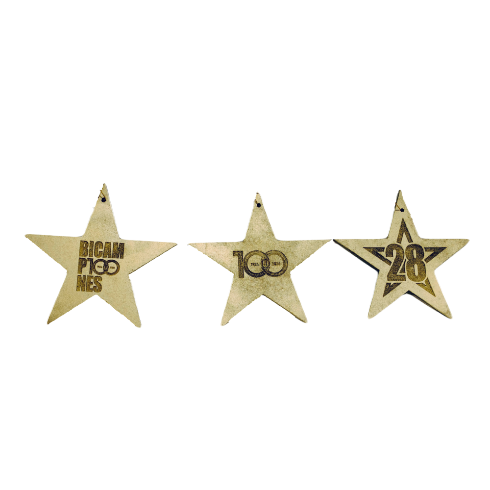 PACK DE 3 ESTRELLAS BICAMPEONES – UNIVERSITARIO 100 AÑOS