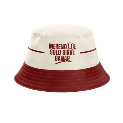 BUCKET HAT "MERENGUE SOLO SIRVE GANAR"