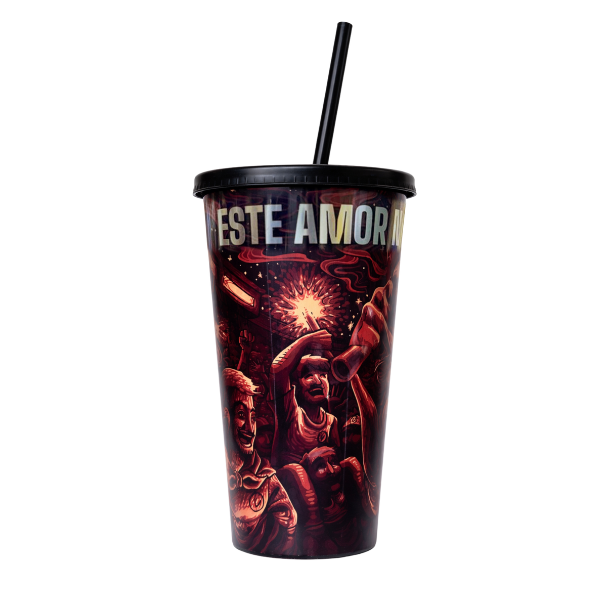 VASO "ESTE AMOR NⓊNCA SE APAGA"